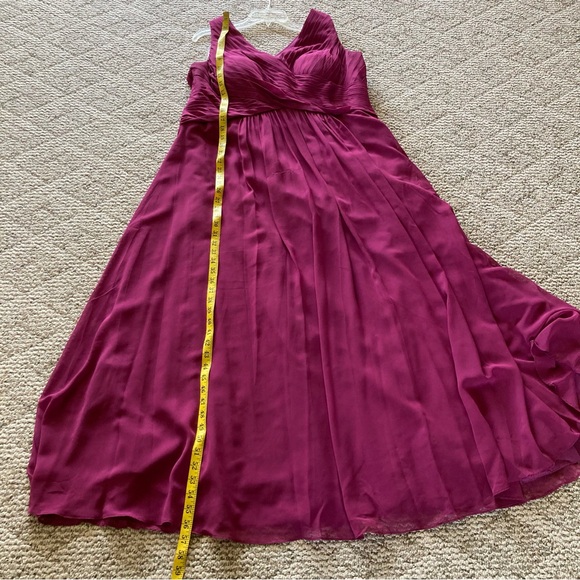 Azazie Ochid Pink Long Bridesmaids Dress (Plus Size) - Picture 7 of 15